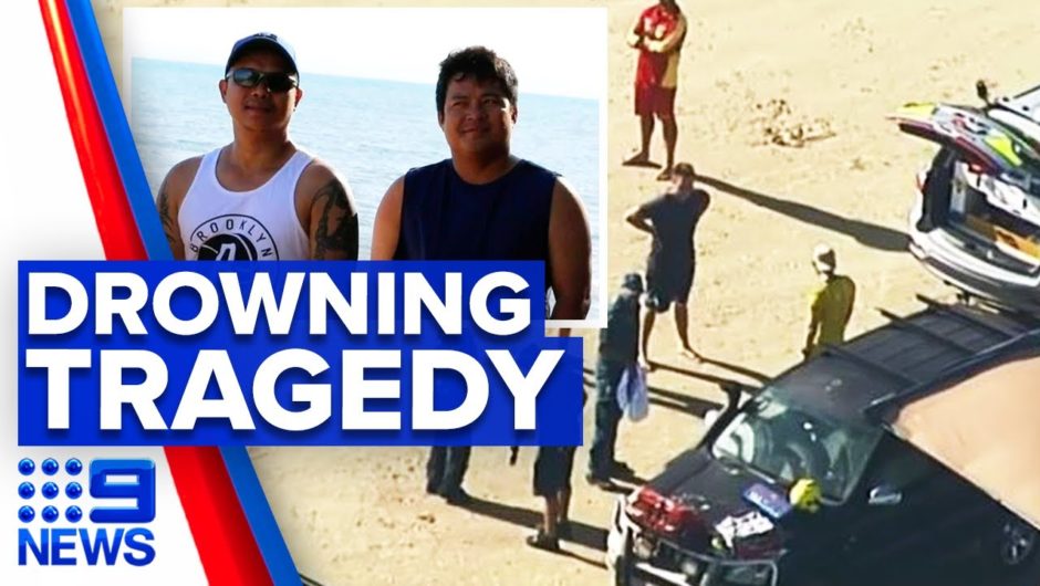 Two fathers drown trying to save kids | 9 News Australia