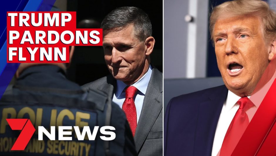 Donald Trump grants full pardon to Russia investigation figure General Michael Flynn | 7NEWS