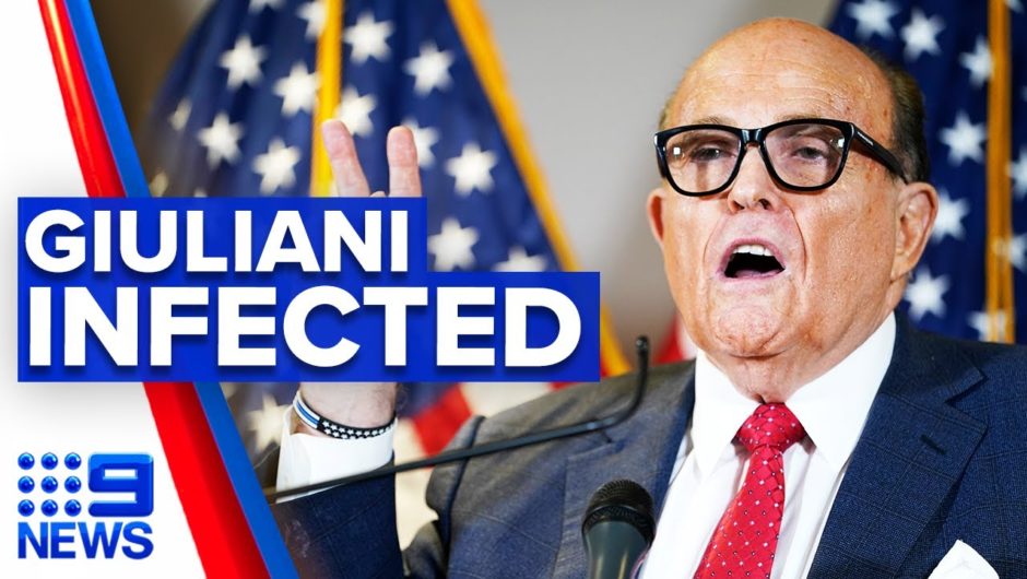 Coronavirus: Rudy Giuliani in hospital with COVID-19 | 9 News Australia