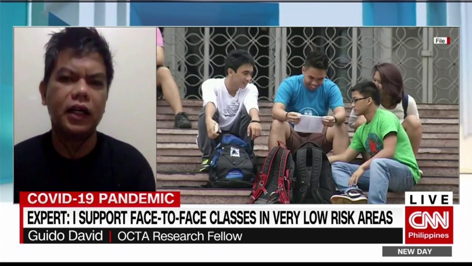 Some officials support face-to-face classes in select areas