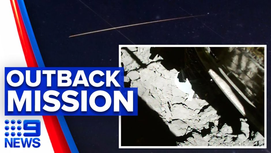 Asteroid probe returns from space in Australia outback | 9 News Australia