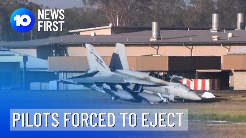 Two Pilots Eject From Fighter Jet | 10 News First