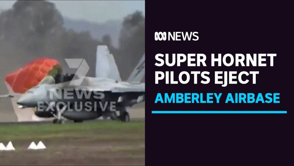 $75 million Super Hornet crashes in aborted take-off at RAAF Base | ABC News