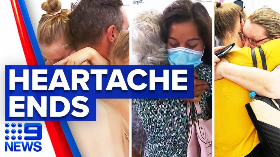 Coronavirus: Families reunited as WA border opens | 9 News Australia