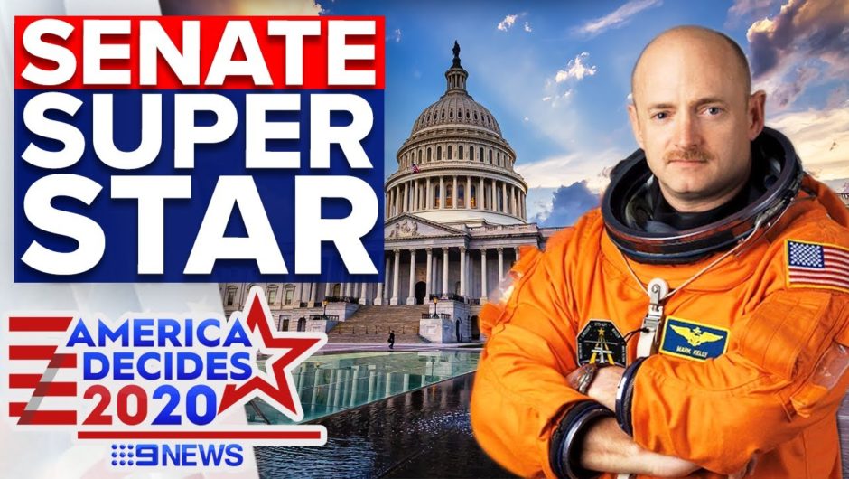 Astronaut Mark Kelly – husband of Gabby Giffords – sworn in as Arizona Senator | 9 News Australia