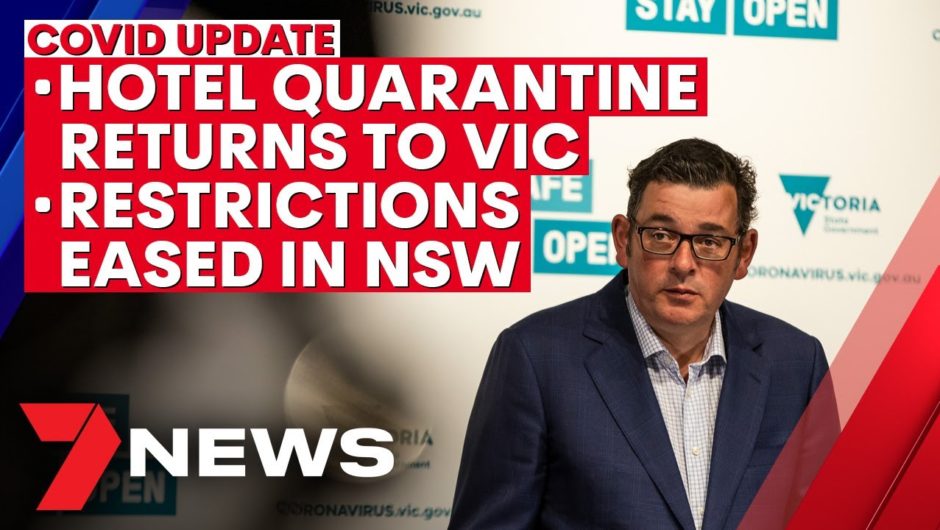 COVID-19: International travellers return to Vic, 'Freedom Day' as NSW restrictions eased | 7NEWS