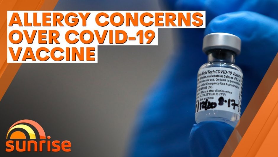COVID-19: Allergy concerns for Pfizer vaccine as two people suffer adverse reactions | 7NEWS
