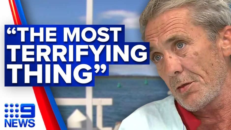 Trio rescued after five hours clinging to capsized boat | 9 News Australia