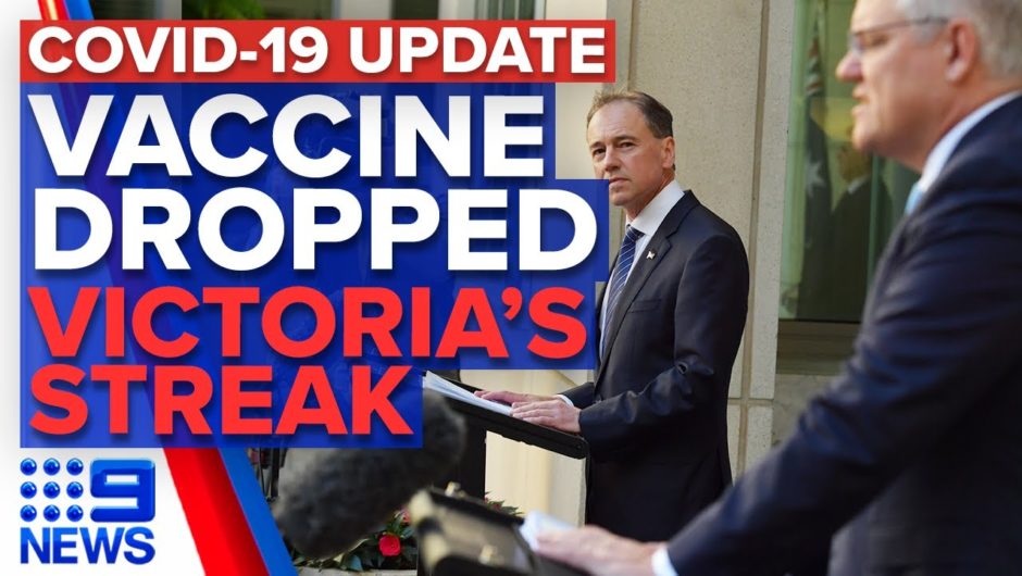 Coronavirus Update: Vaccine deal terminated, Victoria cases | 9 News Australia