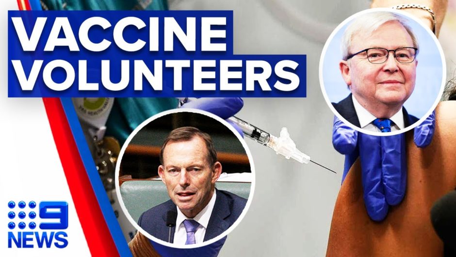 Coronavirus: Former Prime Ministers volunteer for vaccine trial | 9 News Australia