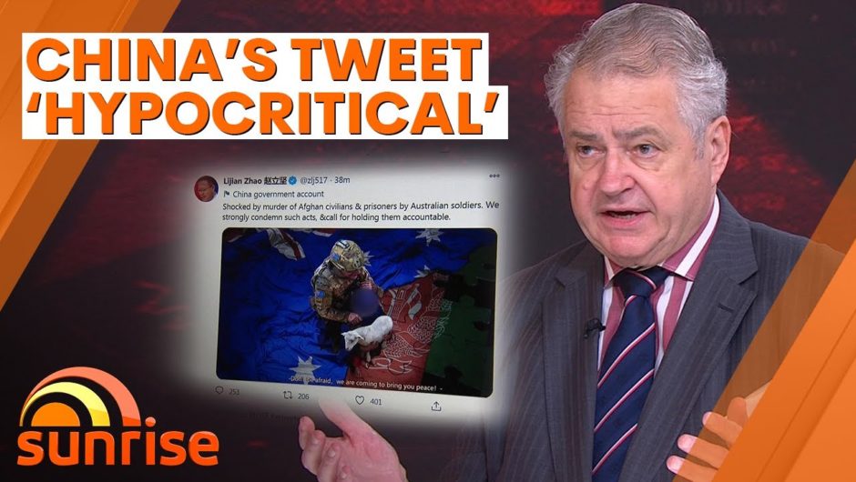 China's tweet about Australia 'hypocritical' | 7NEWS