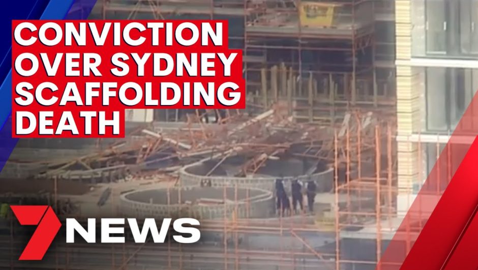 Construction company convicted over Christopher Cassaniti's death on Sydney worksite | 7NEWS