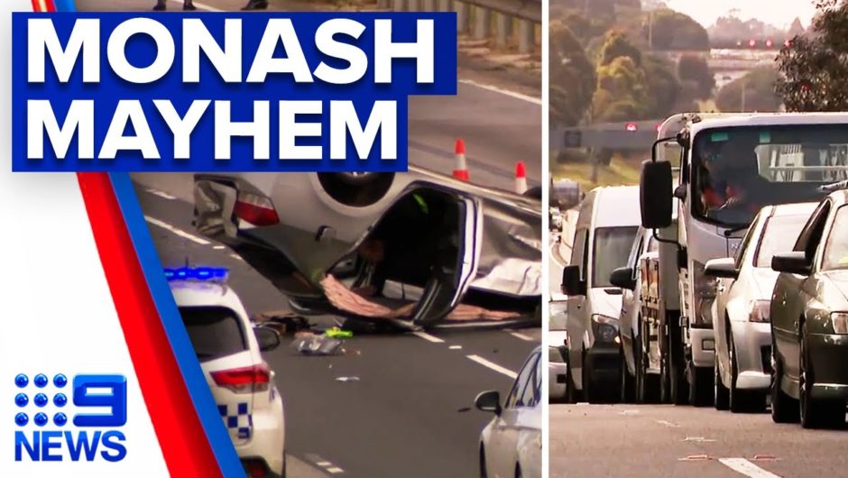 Man stuck in vehicle in Monash | 9 News Australia