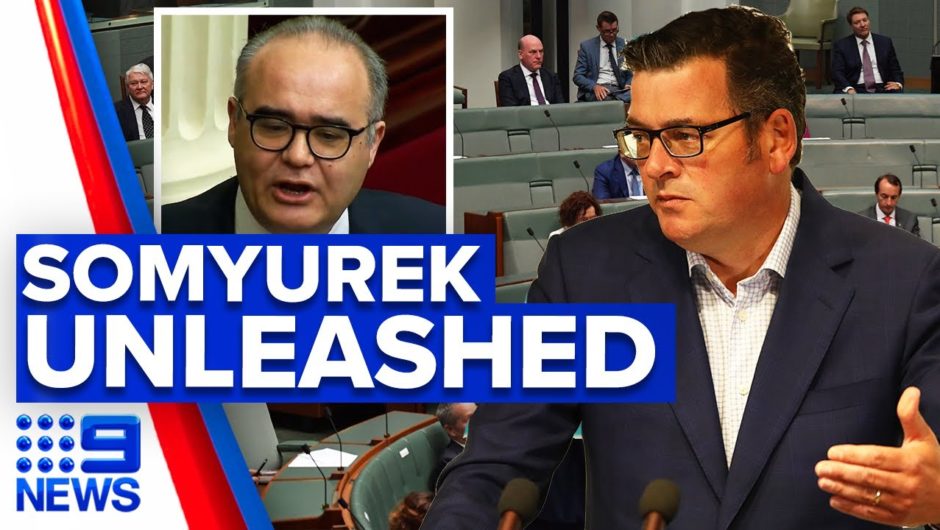 Somyurek accuses Premier Andrews of branch stacking upon return | 9 News Australia