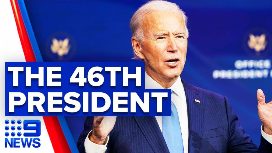 Joe Biden officially becomes next US President | 9 News Australia