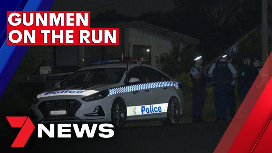Gunmen on the run after targeted shooting at Western Sydney home | 7NEWS