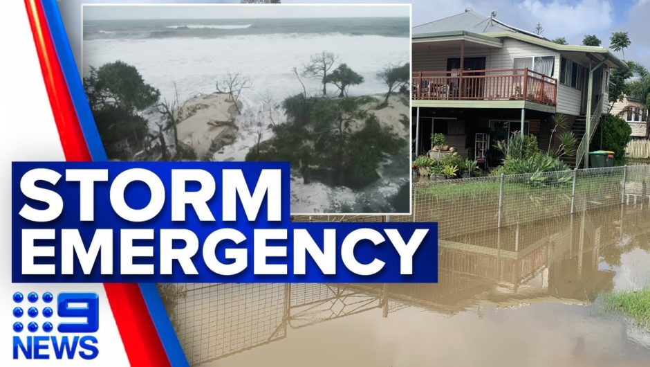 Evacuation warnings issued as Queensland, NSW lashed by cyclonic weather | 9 News Australia