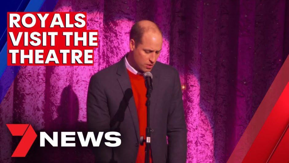 The royals enjoy a Christmas treat in West End | 7NEWS