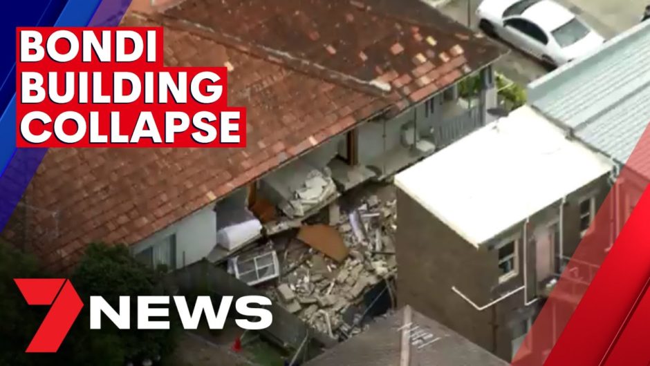 Elderly residents rescued after Bondi building collapse | 7NEWS