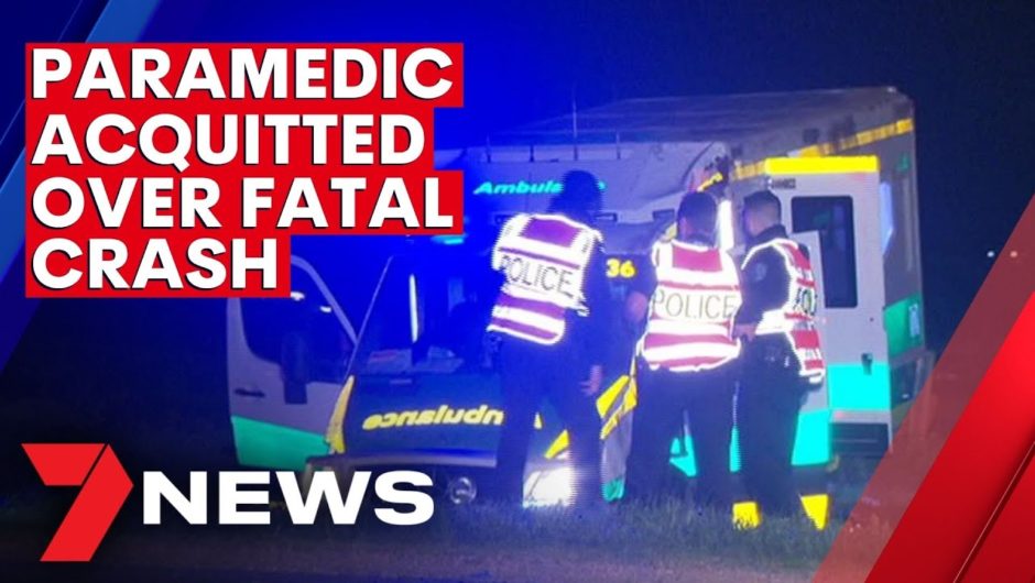 Paramedic acquitted over fatal crash in SA | 7NEWS