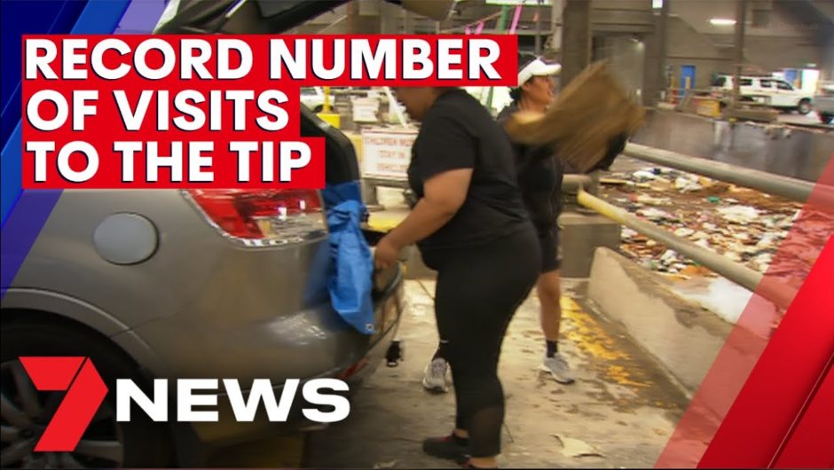 Brisbane residents made a record number of trips to the tip | 7NEWS