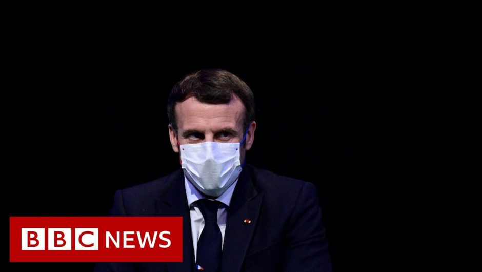 French President Macron tests positive for Covid – BBC News