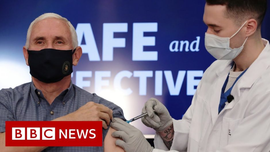 Covid: US Vice-President Mike Pence receives vaccine live on TV – BBC News