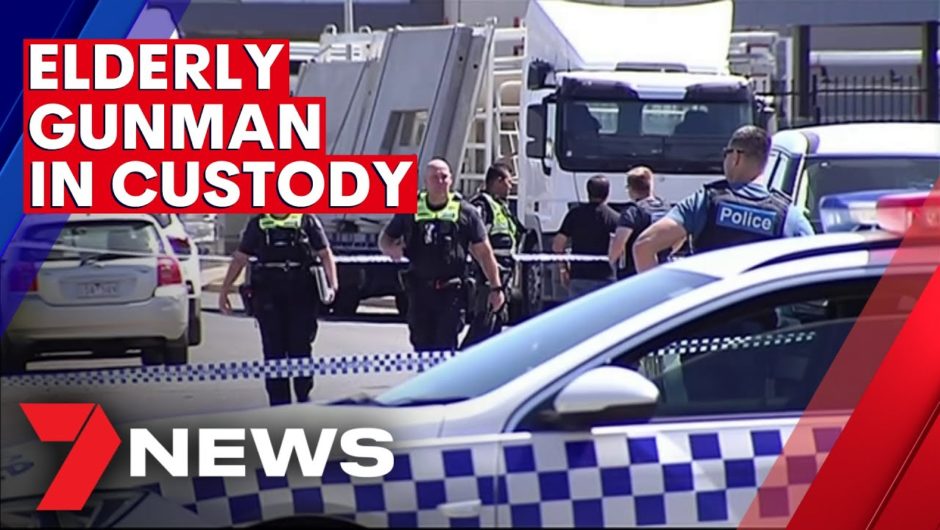 Man in his 80s in custody after a shooting at a Melbourne junk yard  | 7NEWS
