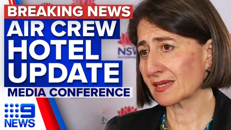 Coronavirus: NSW to police quarantine for incoming air crew | 9 News Australia