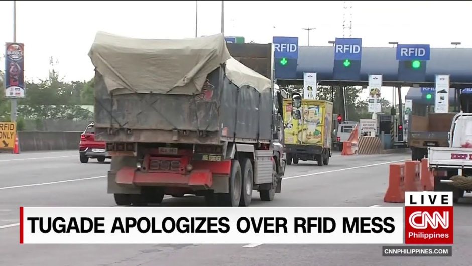 Tugade apologizes over RFID mess