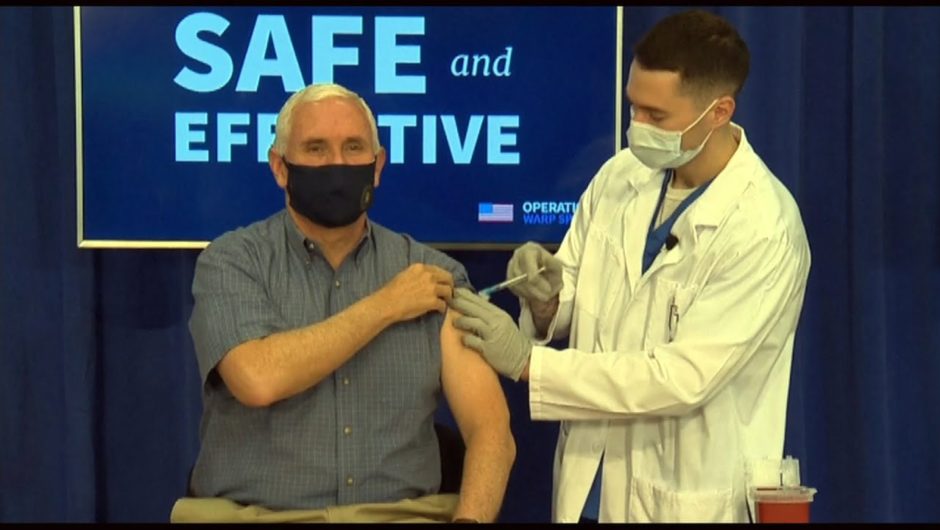 U.S. vice-president gets COVID-19 vaccine