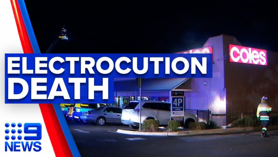 Tradesman electrocuted in shopping centre | 9 News Australia