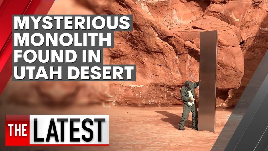 Mysterious metal monolith discovered in Utah desert | 7NEWS