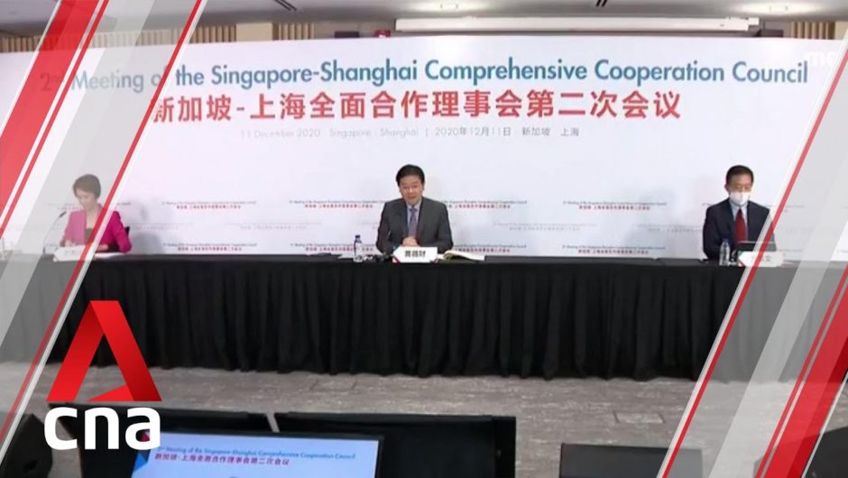 Singapore-Shanghai relations: Innovation, financial services among enhanced collaboration areas