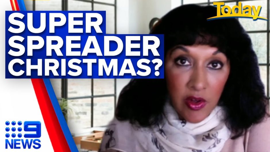 Coronavirus: Expert says Christmas could be a super-spreading disaster | 9 News Australia