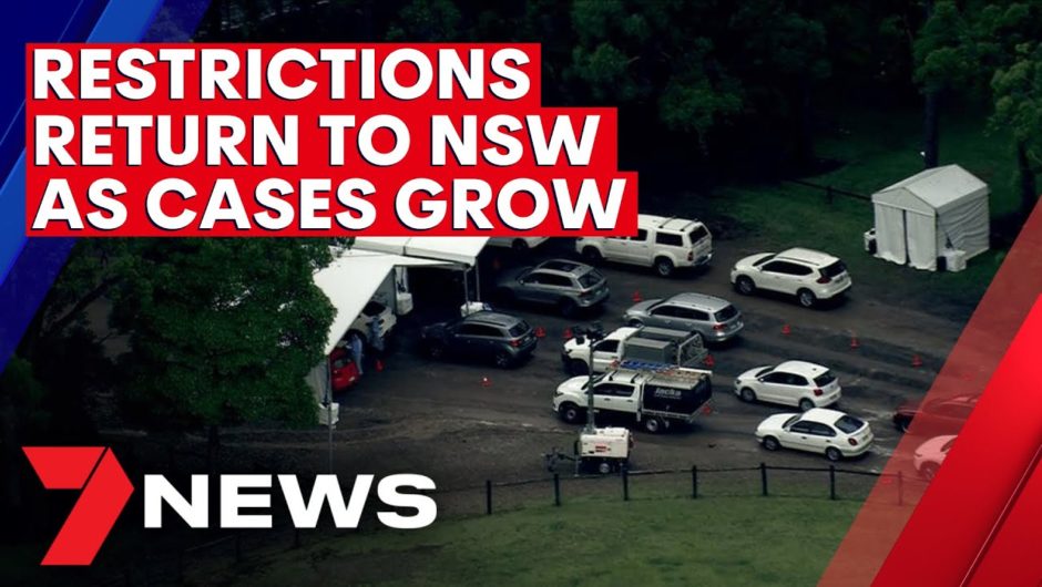 COVID restrictions return across Sydney as Northern Beaches cluster grows | 7NEWS