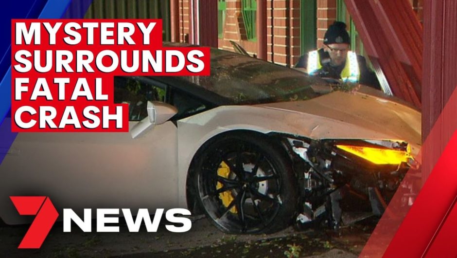Mystery surrounds how a teen died in Lamborghini crash | 7NEWS