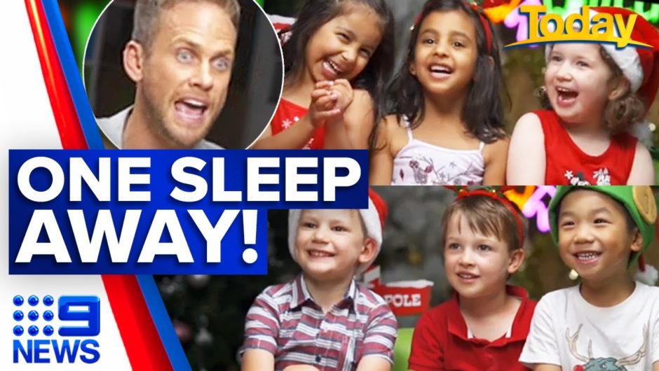 Excited Aussie preschoolers explain their Christmas plans | 9 News Australia