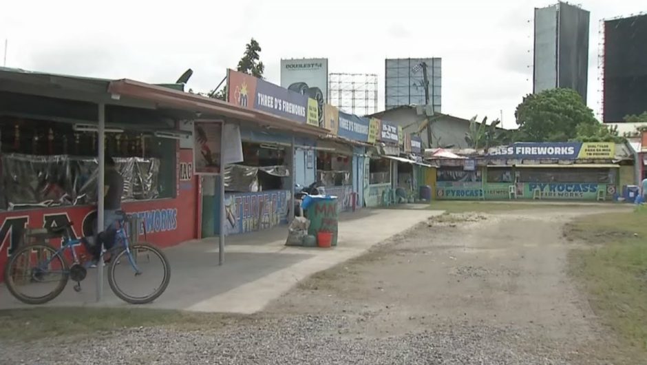 Slow fireworks sales in Bocaue, Bulacan amid restrictions