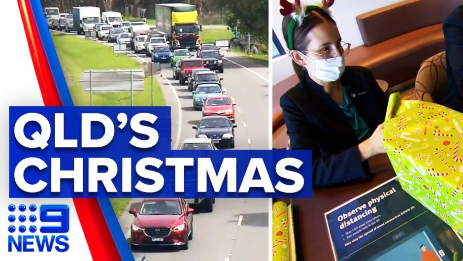 Coronavirus: Queensland police officers working Christmas day | 9 News Australia