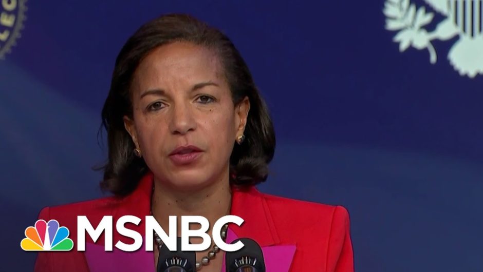 Susan Rice Delivers Remarks As Biden's Appointee To Lead Domestic Policy Council | MSNBC