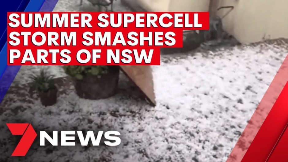 Summer storm batters parts of New South Wales with thousands of lightning strikes | 7NEWS