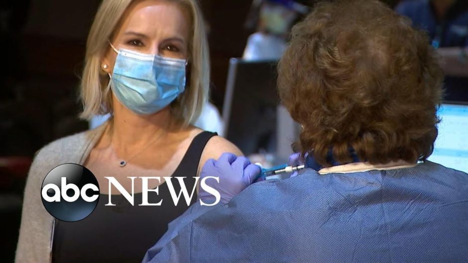 Dr. Jen Ashton gets her 1st COVID-19 vaccine shot