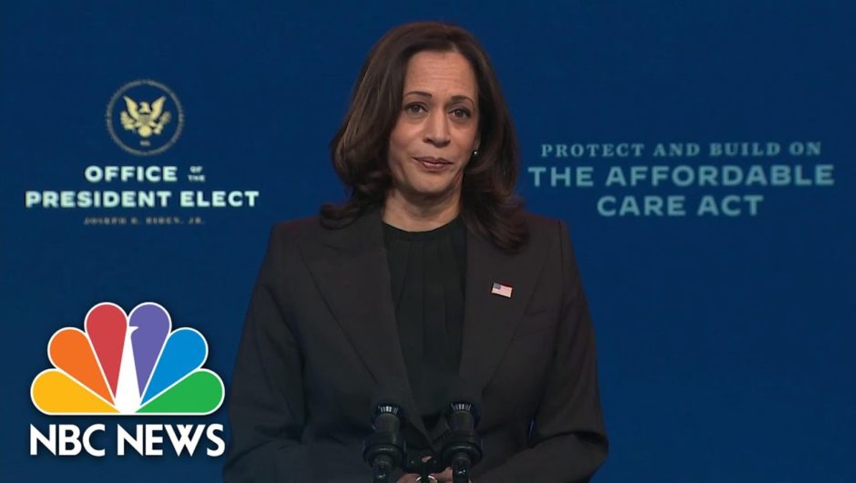 Harris Criticizes Supreme Court Case Against The Affordable Care Act | NBC News