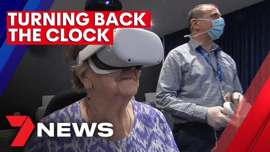 Ground-breaking virtual reality technology assisting aged care residents with memory | 7NEWS