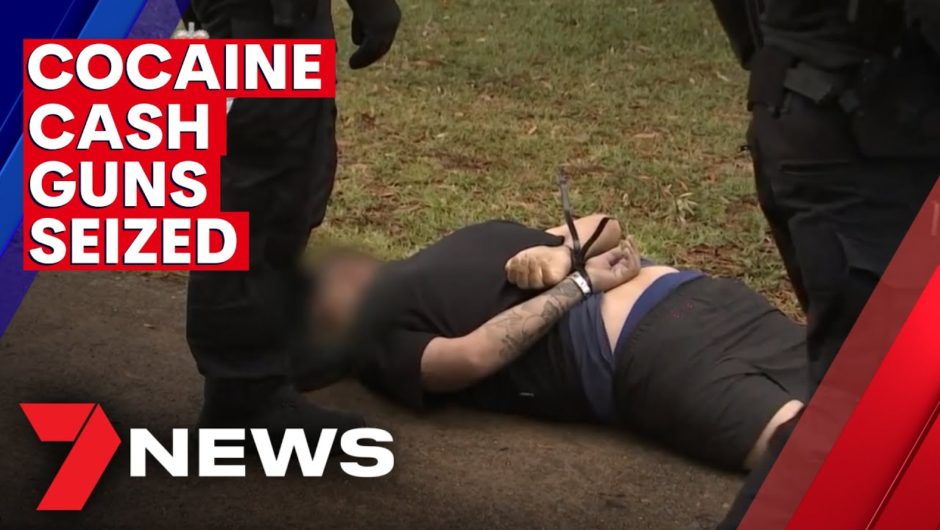 Cocaine, $2 million in cash and guns seized in Sydney terror raid | 7NEWS