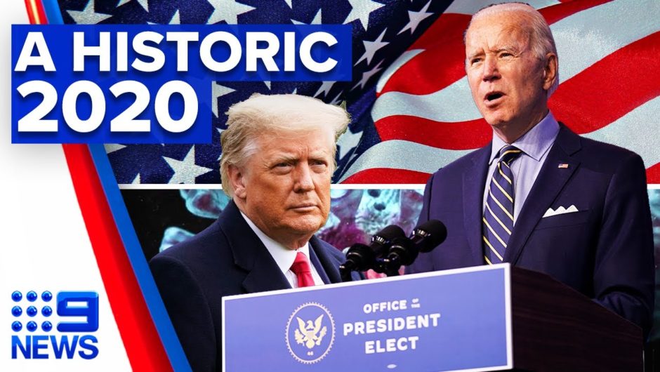 US reflects on year of politics and COVID-19 | 9 News Australia