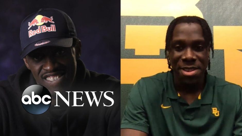 NBA hopeful meets NBA champion from his home town in Cameroon