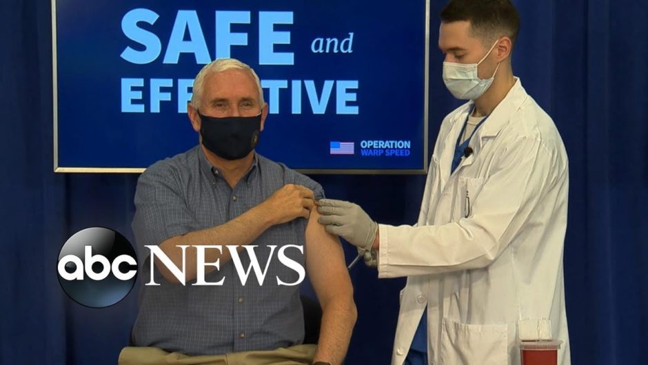 Vice president, second lady, surgeon general receive COVID-19 vaccine