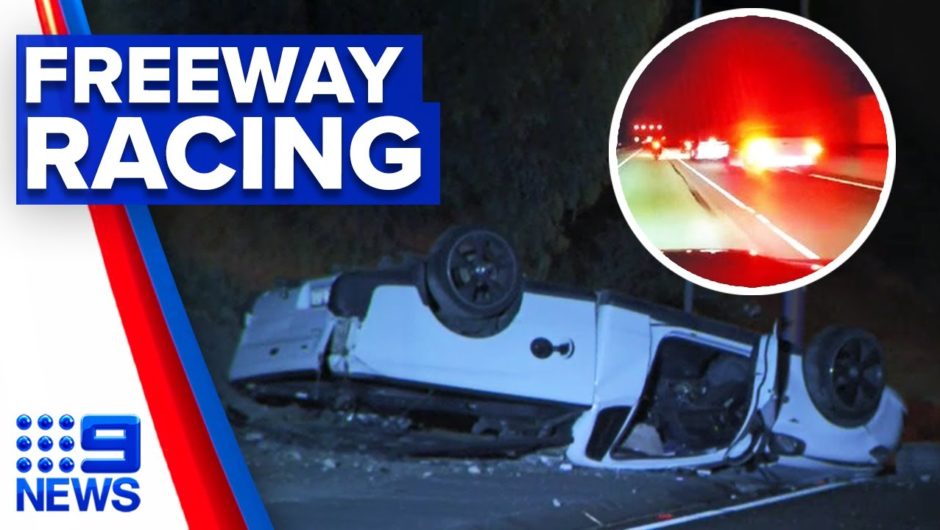 Driver left to die after drag racing accident | 9 News Australia